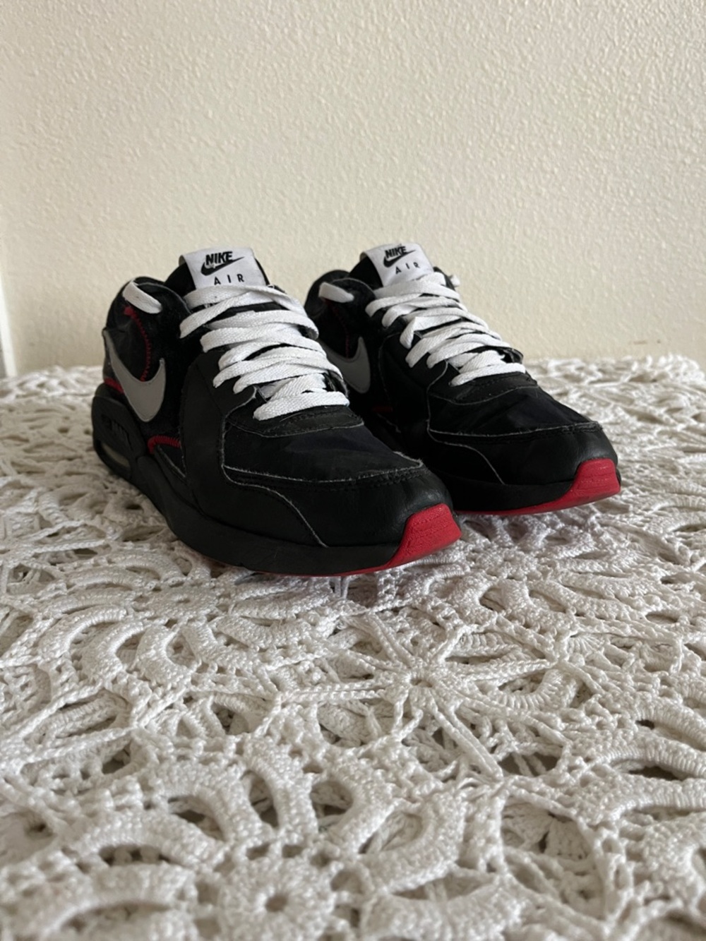 Nike Air Max Women’s Sneakers in Black, White & Red